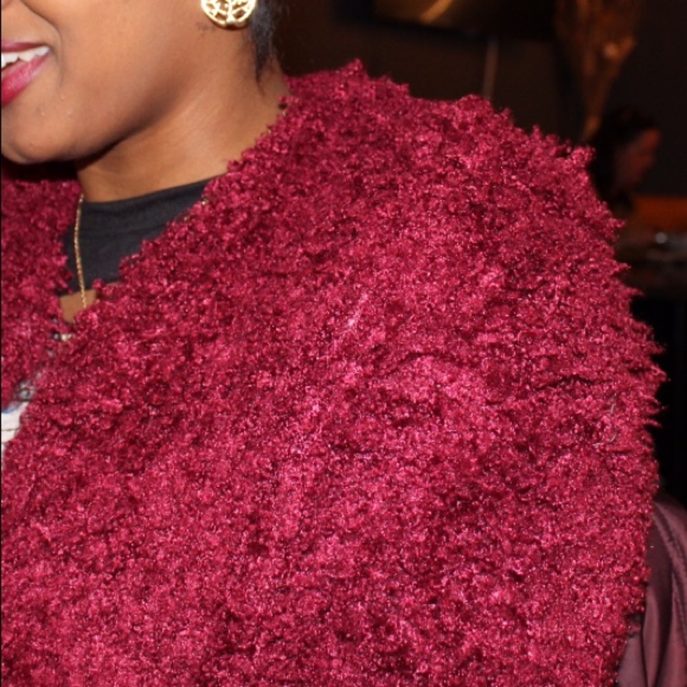 Faux fur jacket